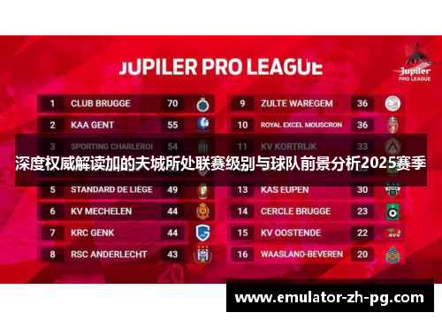深度权威解读加的夫城所处联赛级别与球队前景分析2025赛季 深度权威解读加的夫城所处联赛级别与球队前景分析2025赛季